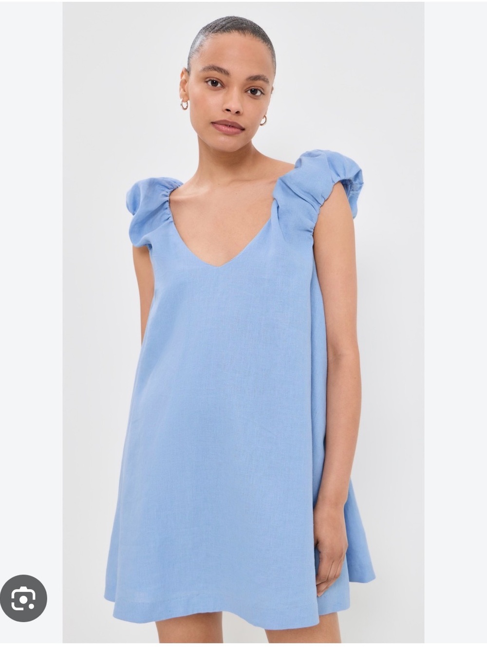 Faithfull The Brand Nina Linen Mini Dress